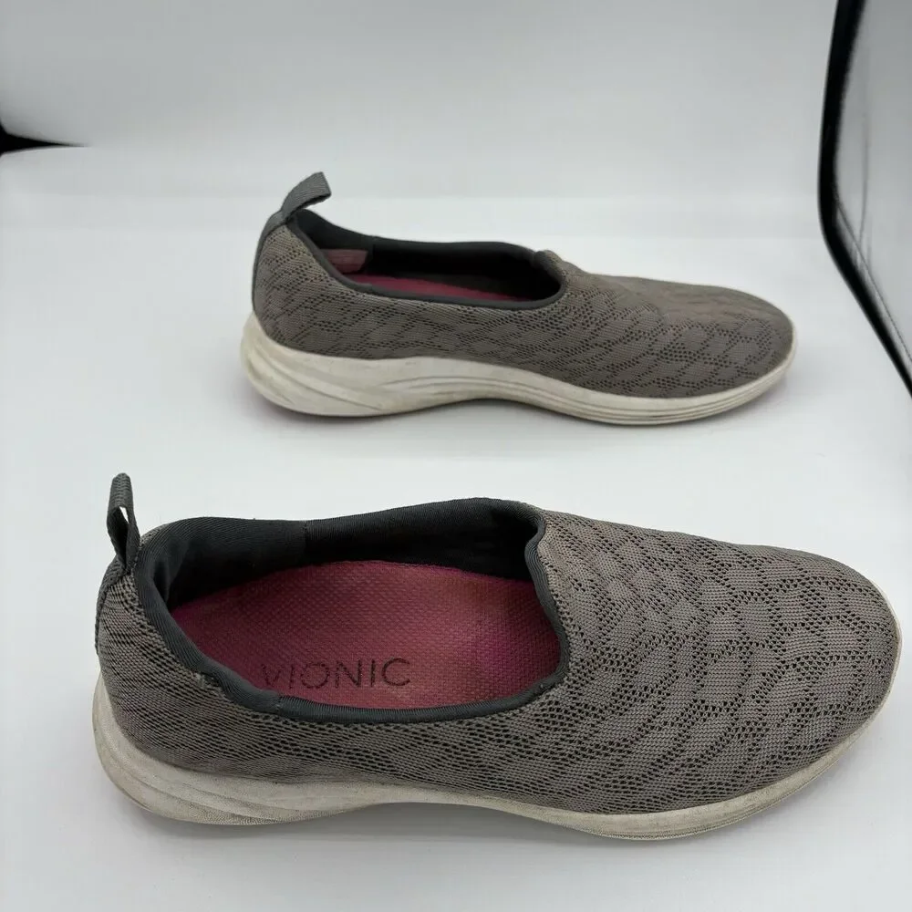 Vionic Sneakers Womens Size‎ 8 331 Hydra ASR 1288 Slip-On Comfort Gray D2
